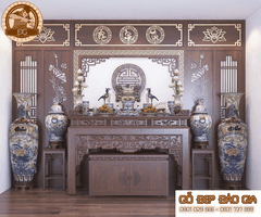Mẫu Phòng Thờ Có Ốp Lưng BT 363