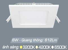 Đèn Led âm trần Afc 669 6W