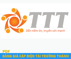 Bảng giá dây cáp điện Tài Trường Thành