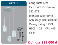 Đèn Led treo thả trần nhà DTT512