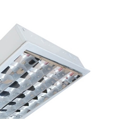 Máng đèn phản quang lắp nổi Duhal 2x18W LDN 440