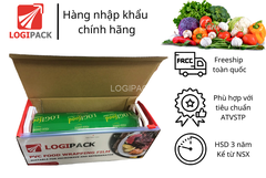Màng bọc thực phẩm PVC Logifood_Cuộn lớn_ 30cm x 500m