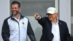 Tổng thống Donald Trump xuất hiện tại Amgen Irish Open 2026
