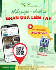 𝐋𝐈𝐊𝐄 𝐏𝐀𝐆𝐄 - 𝐂𝐇𝐄𝐂𝐊 𝐈𝐍: NHẬN QUÀ LIỀN TAY TẠI 𝐕𝐉𝐆 𝐆𝐎𝐋𝐅 𝐒𝐓𝐎𝐑𝐄 SÀI GÒN