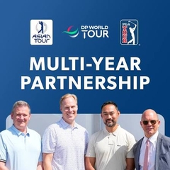 Asian Tour hợp tác PGA Tour và DP World Tour