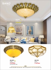 catalogue và bảng giá đèn trang trí SANO 37