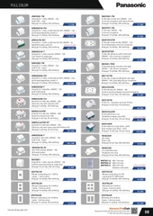 catalogue và bảng giá thiết bị điện Panasonic 10