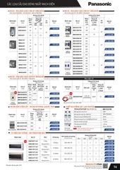 catalogue và bảng giá thiết bị điện Panasonic 18