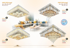 catalogue và bảng giá đèn trang trí nam long 25