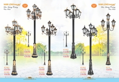 catalogue và bảng giá đèn trang trí nam long 52