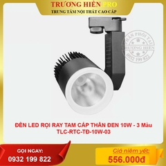 ĐÈN LED RỌI RAY TAM CẤP THÂN ĐEN 10W