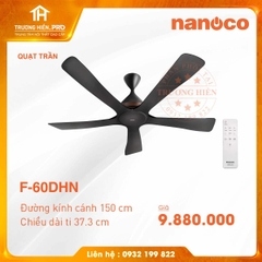 Quạt trần Panasonic 5 cánh F-60DHN