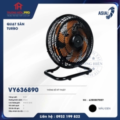 Quạt sàn Asia VY636890 (Động cơ Turbo)