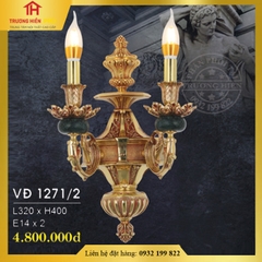 Đèn vách đồng cổ điển VĐ 1271/2