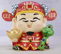 Thần tài cầm gậy như ý nhỏ