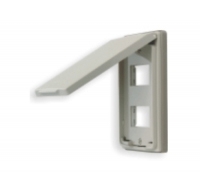 MẶT 2 THIẾT BỊ CÓ NẮP CHE MƯA PANASONIC XÁM (WEG7903)