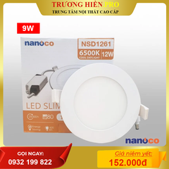 Âm Trần Siêu Mỏng Nanoco Slim / 9W