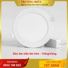 Đèn âm trần 6w tròn