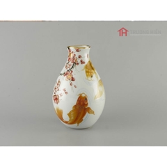 Bình hoa Minh Long cá chép 29 x 18.5 cm
