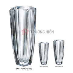 Bình Trơn Dáng Trụ Tứ Giác Cao