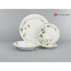 Bộ đồ ăn Minh Long cao cấp Tulip Duyên Quê 33 sản phẩm