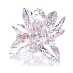 Bông Súng Pha Lê Nhụy Hồng