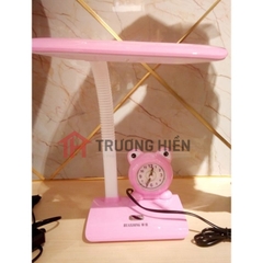 Đen bàn học con ếch có đồng hồ