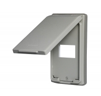 MẶT 1 THIẾT BỊ CÓ NẮP CHE MƯA PANASONIC XÁM (WEG7903)