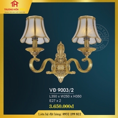 Đèn vách đồng cổ điển VĐ 9003/2