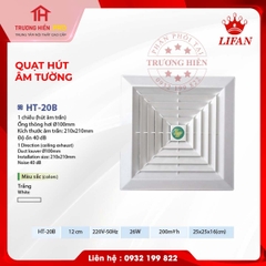 Quạt hút âm trần Lifan HT-20B