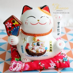 Mèo Thần tài sứ Vẫy tay