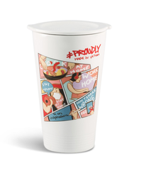 Ly sứ dưỡng sinh 0.48 L (K1) + nắp - Tự hào VN 1