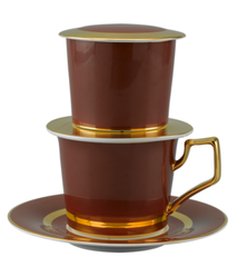 Bộ phin cà phê - Camellia - Màu cà phê