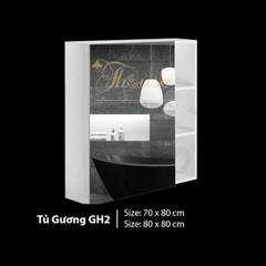 TỦ GƯƠNG PHÒNG TẮM ROLAND GH2 (80x80cm)