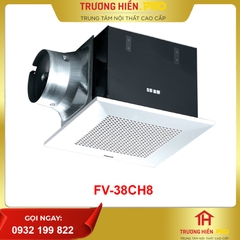 QUẠT HÚT ÂM TRẦN FV-38CH8 DÙNG VỚI ỐNG DẨN Ø150MM 2 CẤP TỐC ĐỘ