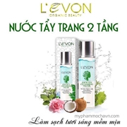 NƯỚC TẨY TRANG HAI TẦNG TRÀ DỪA LEVON