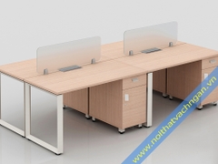 Vách ngăn mặt bàn bằng Kính K5-8