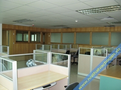 Vách ngăn the one VN03GK gỗ-kính