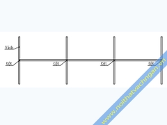 Vách ngăn mặt bàn gỗ-kính VMB01AGK