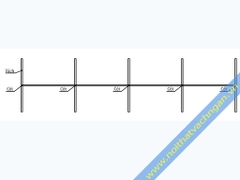 Vách ngăn mặt bàn gỗ-kính VMB01AGK