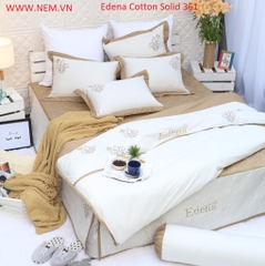 BỘ DRAP EDENA COTTON SOLID 361