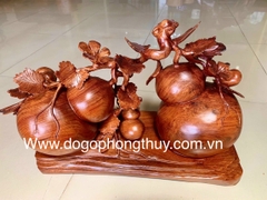 Bầu phong thủy gỗ hương