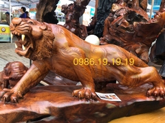 Tượng Hổ Gỗ Hương Chun Sụn