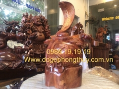 Tượng rắn gỗ hương krongpa Gia lai