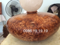 Bình phú quý gỗ Nu Hương gia lai đk 33cm cao 23cm
