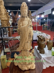 Tượng Quan Âm Gỗ Ngọc Am Hà Giang
