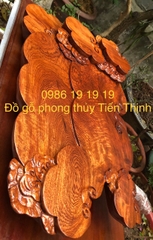Khay trà nấm linh chi gỗ hương Gia lai