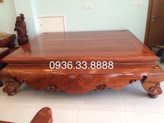 Sập Ba Bông Gỗ Hương Gia lai
