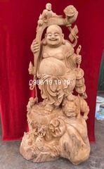 Tượng di lặc gỗ Ngọc am