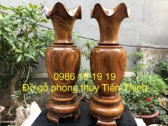 Đôi Lộc bình gỗ Bách Xanh Mộc Châu